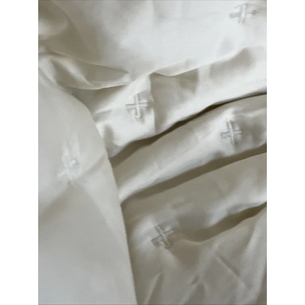 NWOT Quince Organic Bamboo Dream Quilt Set Full Queen IVORY NWOT